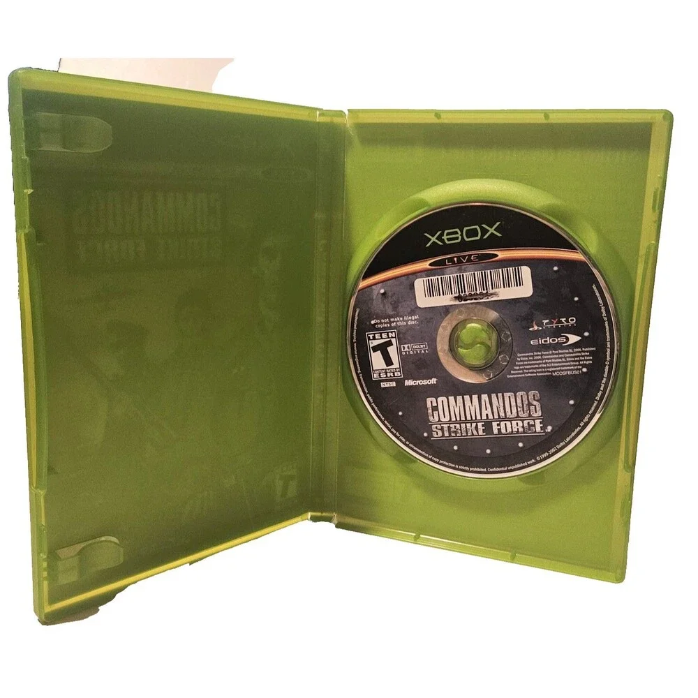 Commandos Strike Force Xbox 2006 Original Game Microsoft Xbox Tested Working